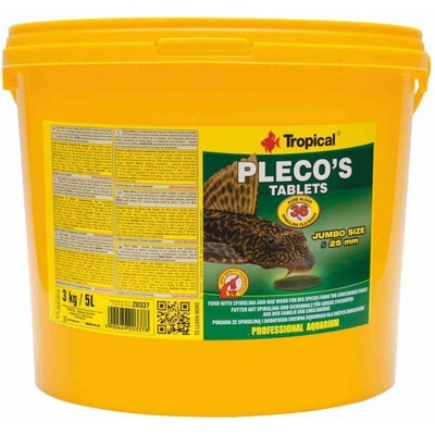 Tropical Plecos Tabin 5 l 2,5 kg