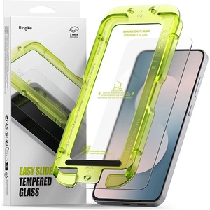 Ringke Протектор за дисплей - Ringke Easy Slide Tempered Glass (2 pack) - Samsung Galaxy S25 FE - Прозрачен