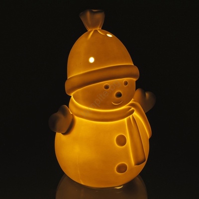 Retlux LED Коледна порцеланова декорация LED/3xLR44 снежен човек (FT0633)