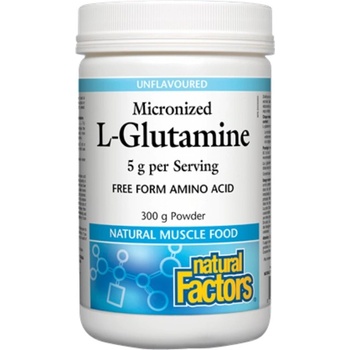 Image 1 of Natural Factors Micronized L-Glutamine [300 грама]