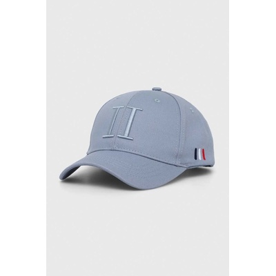 Les Deux Памучна шапка с козирка Les Deux в синьо с апликация (LDM702043.)
