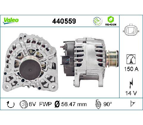 Alternátor VALEO 440559
