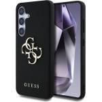 GUESS Гръб Guess за Samsung Galaxy S25, PU, Grained, 4G Metal Logo Case, Черен