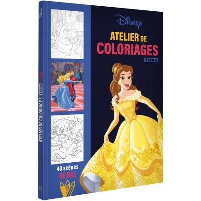 Disney hachette DISNEY PRINCESSES - Atelier de coloriages Teens - Scènes de Bal
