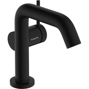 Hansgrohe Tecturis S - Смесител за мивка с изпразнител Push-Open, CoolStart, EcoSmart, черен мат 73320670 (73320670)