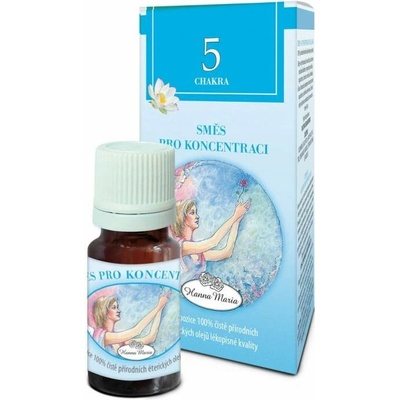 Hanna Maria Čakrální olej 5. čakra koncentrace 10 ml