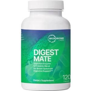 Microbiome Labs DigestMate Храносмилателни ензими + Пробиотици, 120 капсули, Microbiome Labs (531666 (6935258) MRBLS)