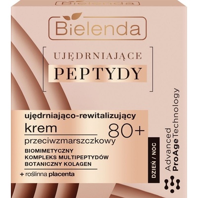 Bielenda Zpevňující peptidy 80+ revitalizační denní a noční krém proti vráskám 50 ml