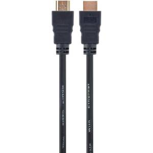 Gembird CC-HDMIL-1.8M Високоскоростен HDMI кабел с Ethernet Select Series 1.8m Black (CC-HDMIL-1.8M)