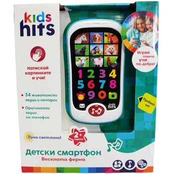 KIDS HITS Детски смартфон Kids Hits - Веселата ферма (KH03/001)