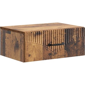 vidaXL Спален шкаф с монтаж на стена Старо дърво 49 x 34, 5 x 20 см (898971)