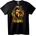 NOONEBRAND Тениска Растафарски Лъв със Слушалки - 2XL, Black