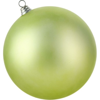 DECOLED Velká vánoční ozdoba 30 cm plastová koule zelená matná
