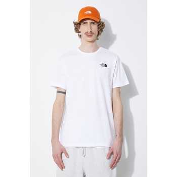 The North Face Памучна тениска The North Face M S/S Redbox Celebration Tee в бяло с принт NF0A87NVFN41 (NF0A87NVFN41)