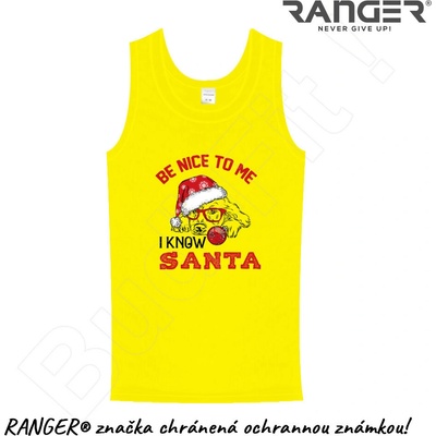 Ranger tielko motív Santa žltá