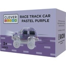 CLEVERCLIXX Pretekárske auto pastelovo fialové