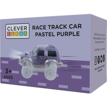CLEVERCLIXX Pretekárske auto pastelovo fialové