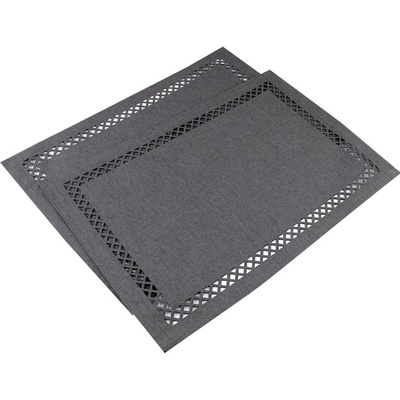 Stoklasa Prostírání textilní, oboustranné 30x45 cm Balení: 2 ks, Varianta: 3 šedá 3 šedá