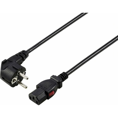 Sygonix čierna 2 m zablokovateľný SY-6733072