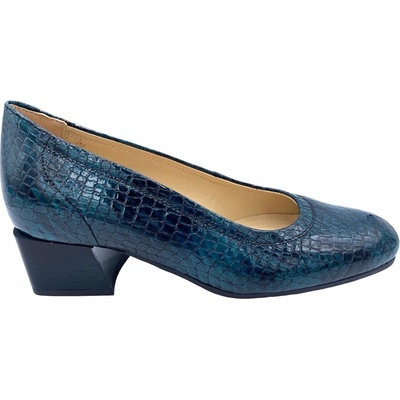 Traxin Dámské kožené lodičky na podpatku MISSTIC AF 1017 zelené – Hledejceny.cz