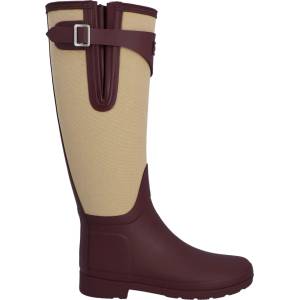 Hunter Boots Дамски гумени ботуши Hunter Boots Women's Refined Tall Canvas Boot Wellington boots - Port Royale - размер 39 (EU) (131-0213-0214)
