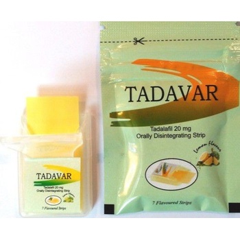 Tadavar Oral Strips 20 mg - 6 balení 42 ks