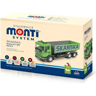 Monti System Stavebnica MS 67,2 Skanska Scania 114 L 1:48