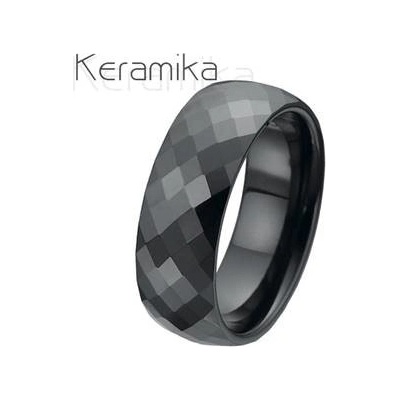 Nubis KM1002 8 Pánský keramický snubní prsten