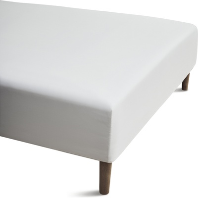 Juna Чаршаф с ластик Percale 140 x 200 x 30 см бял (618213)