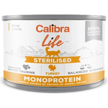 Calibra Cat Life Sterilised Турция 200г
