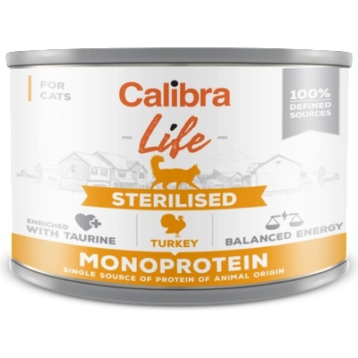 Calibra Cat Life Sterilised Турция 200г
