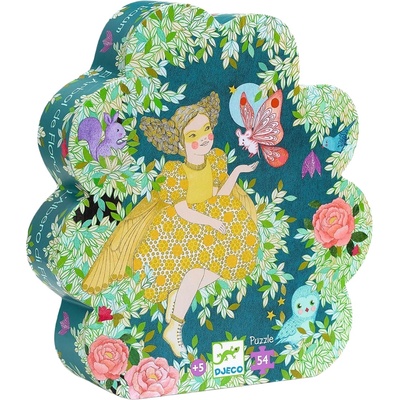 DJECO Детски пъзел Djeco - Дървото на Флора, 54 части (DJ07292)