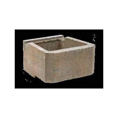 CUP STONE velký hladký Skořicovo-černá