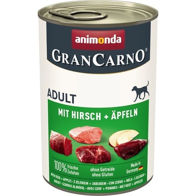 Animonda Gran Carno Adult Vepřové maso se zvěřinou a jablky 400 g
