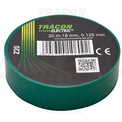 Tracon Izolačná páska 20 m × 18 mm zelená Z20