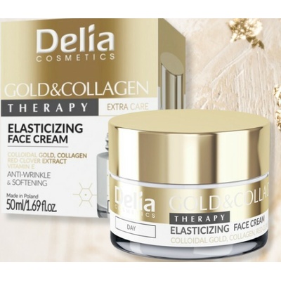 Delia Cosmetics Gold & Collagen Therapy denný krém 50 ml