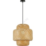 Immax 08267L - Пендел HILO 1xE27/40W/230V Ø 38 см бамбук (IM1357)