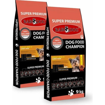 Bardog Adult Mini 24/13 Kuřecí 2 x 10 kg