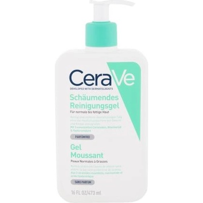 CeraVe Facial Cleansers Foaming Cleanser пенлив почистващ гел за нормална и мазна кожа 473 ml за жени
