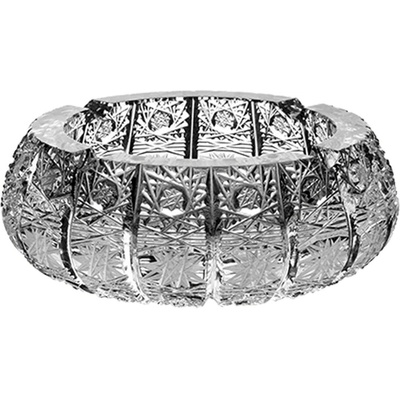 Bohemia Crystal Broušený popelník 70086 Klasický brus 155 mm