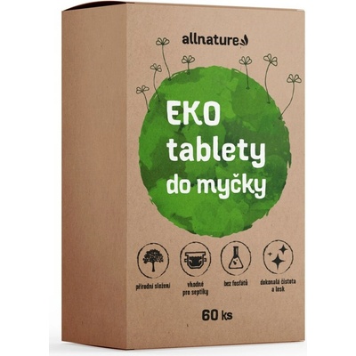Allnature EKO tablety do myčky 60 ks