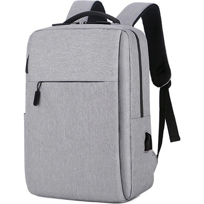 DeTech Batoh pro notebook Power Backpack BP-02, 15.6", šedá