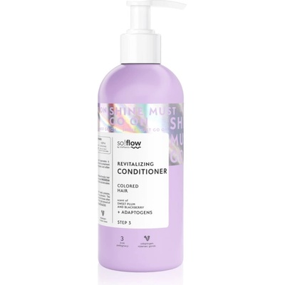 so! flow Coloured Hair Revitalizing Conditioner ревитализиращ балсам за боядисана коса 400ml