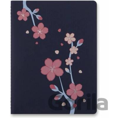 Moleskine zošit Cahier Sakura čierny