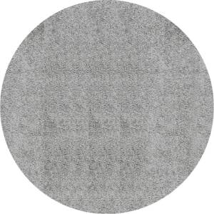  Шаги килим с дълъг косъм, модерен, сив, o 160 см