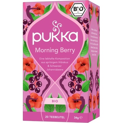 Pukka Herbs Био билков и плодов чай Morning Berry - 20 пакетчета чай