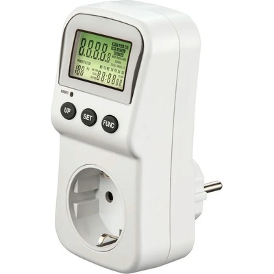 Hama Уред за измерване на напрежение, разхода на ток и консумирана мощност Digital Бял (HAMA-223561)
