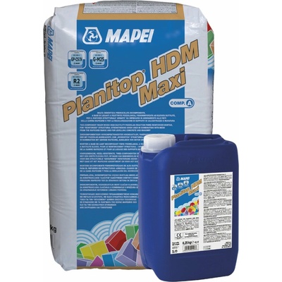 MAPEI Planitop HDM Maxi dvousložková vlákny vyztužená cementová malta 31.25 kg (složka A 25 kg + složka B 6.25 kg)