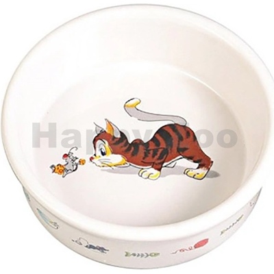 Trixie keramická miska Comic pro kočky 0,2 l 11 cm