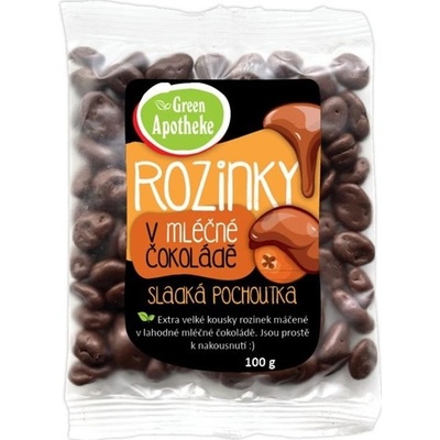 Apotheke Rozinky jumbo v mléčné čokoládě 100 g